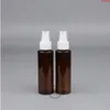 50 pçs/lote vazio 100ml frasco de spray plástico âmbar 10/3oz atomizador perfume desinfetante recarregável qty bbmpo