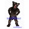 Costumi della mascotte Pelliccia lunga Pantera nera Leopardo Pard Costume della mascotte Personaggio dei cartoni animati per adulti Vestito Attività della società Cena di benvenuto Zx1430