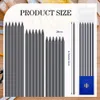 60 -stycken 2,8 mm Solid Carpenter Pencil Refillings för träbearbetning Mekanisk penna för att skriva ritning av Black 240304