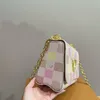 Designer skrętu torebka torebka krzyżowa łańcuchy ciała torba na ramiona dla kobiet luksusowe skórzane torby krzyżowe Lady Candy Color V Lock Bag Prezenty