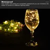 Strängar marknadsföring! 20 Pack LED Fairy Lights Battery Operated 3,3ft Copper Wire Warm White Firefly Jar Waterproof