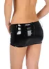 Sexy Micro MINI Skirt Latex Faux Leather Skirt Sequin Skirt Tight Hip Slim Low Waist With Belt Pencil Package Hip Skirt 240306