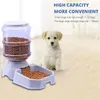 1Pc 3 8L Automatische Pet Feeder Hund Katze Trinknapf Große Kapazität Wasser Lebensmittel Halter Pet Supply Set Y200917305A