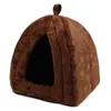 Nowy przybroście Pet Kennel Super Soft Fabricdog Bed House Dom Precyfy dla szczeniaka psa kota z łapą parą cachorro y200330340p