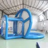 wholesale 4m Dome + 1.5m Tunnel Customized bubble tent Inflatable Snow Globe Large Xmas Snow Globe Christmas Photo Booth dome house