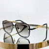 HOCHWERTIGE Designer-Sonnenbrille für Männer und Frauen, Sommer, klassischer Metallstil, 121, Anti-Ultraviolett, Retro-Platte, quadratisch, voller Rahmen, modische Brillen, zufällige Box