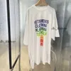 Vetements T Shirt Luksusowy wzrost T Shirt Men Designer Dropshipping Vetements