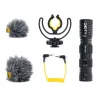 Microphones Deity VMic D4 Duo Capsule Microphone Dual Head Cardioid Wireless Microphone for Mobile DSLR Video Shooting
