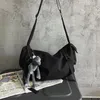 Bolsas de noche Moda Japonesa Funcional Nylon Sling Bag Neutral Gran Capacidad Bolsos de Hombro Femenino Crossbody Mujeres Messenger Tas