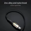 Cable de carga rápida tipo C de aleación de Zinc, Cable de datos de cargador rápido Micro USB C 3A para Samsung, Huawei, LG, tableta Android
