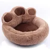 New Bear Paw Dkennel Cat Pet Pp Cotton Teddy Bed Sgence for Small Medident Dog Soft Dark Darm House 201223207e