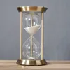 Creatieve Metalen Zandloper 60 Minuten Colores Zand Horloge Verjaardag Kerstmis Valentijnsdag Huwelijkscadeau Woondecoratie 17cm 3254P