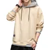 Sweat à capuche pour hommes, saison printemps et automne, marque de mode Instagram japonaise, faux sweat à capuche deux pièces pour hommes, vêtements décontractés pour jeunes hommes