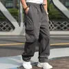 Мужские брюки-карго, свободная прямая одежда, рабочая одежда, японские джоггеры, спортивные мешковатые брюки для женщин