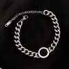 Bracciale rigido in acciaio inossidabile con numeri romani Braccialetti Braccialetti con fascino femminile Gioielli da donna ldd240312