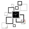 Новый дизайн для гостиной, новые настенные часы, 3d часы «сделай сам», украшение дома, часы Horloge Murale, кварцевые акриловые зеркальные наклейки239S