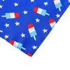 Dog Apparel American Independence Day Pet Cat Scarf Triangle Towel Saliva Tringular Bandage Accessories Supplies Products