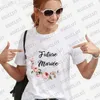 Женская футболка во французском стиле для женщин, девичник, девичник Evjf, топы для будущей невесты, футболка для команды невесты, футболки с цветочной короной, женская свадебная одежда, L24312