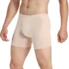 Sous-vêtements pour hommes sous-vêtements sexy Boxer Shorts rembourré BuLifter solide vêtements pour hommes boxeurs contrôle culotte amélioration coton Underwe