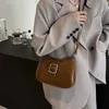 HBP PU Leder Kleine Unterarmtaschen für Frauen 2024 Koreanische Mode Retro Einfache Umhängetasche Dame Handtaschen und Geldbörsen