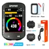 IGPSPORT original BSC300 Bike GPS Ciclismo de computação sem fio Speedmeter Map de tela colorido Map Navigation Ant+ Sensors Odômetro de bicicleta