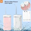 Sbiancamento Xiaomi Mijia Enpuly Idropulsore portatile M6 Plus Typec Acqua dentale Floss Ipx8 Impermeabile 140ml Irrigatore dentale Dente orale