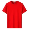 T-shirt à manches courtes pour hommes d'été pur coton à manches courtes col rond sport ample et sweat-shirt décontracté joufflu surdimensionné couleur unie pour hommes T