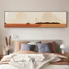 Картины, современная абстрактная лодка, морской пейзаж, печать плакатов, уютная картина на холсте, домашний декор, скандинавские украшения для детской комнаты, картины на стену Pos316I