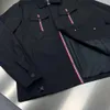 Primavera Autunno Stilista Uomo Giacche Felpe con cappuccio Giacca a vento Giacche da volo Lettera rossa Cargidan Bomber Cappotti Sport Casual Cerniera Triangolo Giacca da esterno M-4XL