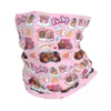 Bandanas cartoon animal robô furbys bandana pescoço gaiter proteção uv rosto cachecol capa feminino masculino tubo balaclava