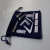 Zestaw 9 różnych niebieskich narzędzi roboczych masońskich z aksamitną torbą Mason Mason Miniaturowe prezenty Mason 201125319e