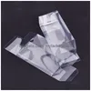 Party Favor Large Rectangar Transparent Plastic Folding Box/Clear Pvc Packaging Box Sample/Gift/Crafts Display Boxes W7167 Drop Delive Dh7Ck