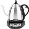 1Lデジタル可変温度グースネックコーヒー醸造用と茶のための電気ケトル正確な注ぎコントロール6プリセット温度240228