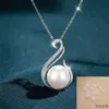 Necklace Pendant Necklace Female Designer Pearl 925 Sterling Silver Necklace Fashion Jewelry Female Silver Chain Designer Jewelry Birthday Gift Wedding Party