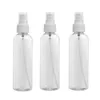 100 garrafas recarregáveis portáteis pequenas transparentes plásticas vazias da garrafa do pulverizador dos pces 10ml/30ml/50ml/60ml/100ml para a garrafa wniep