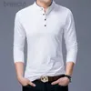 Men's Polos Hot Sell New Fashion Brand Clothing Polo Shirt Sleeve Slim Fit Boys Mandarin Polos Casual Clothing ldd240312