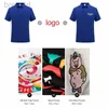 Polos masculinos Kaising de alta qualidade puro algodão polo camisa personalizada impressão design bordado verão e roupas S-4X ldd240312