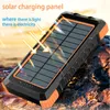 Solar Power Bank PD22.5W trådlös snabb laddning 10000 mA utomhusvattentät mobil strömförsörjning