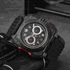 Top luxe merk herenhorloge Quartz uurwerk Vierkante metalen ring wijzerplaat weergave kalender