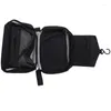 Cosmetische tassen DOME 2X zwarte toilettas voor heren, hangende reisscheerset, organisator, perfect accessoire