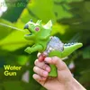 Zand Spelen Waterpret PB Speelse tas Kinderen dinosaurus push waterpistool zwemmen zomer strand waterpistool buiten speelgoed pistool speelgoed cadeau CS model vd12 L240312