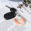 Keychains Lanyards PVC Imitation Shrimp Meat Key Chains Creative Food Keychain for Women Bag Pendant Novelty Funny Scene Decoration Party Gift ldd240312