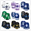 Personalizzato Uomo Donna Gioventù Toronto''Maple''Leafs''Hockey Maglie 24 Wayne Simmonds Nicholas Robertson Matt Onuska Richard Victor Mete 37 Liljegren 23 Knies 91 John Tavares