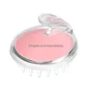 Brosses à cheveux Cristal Transparent Shampooing Brosse Tête Mas Bain Sile Méridiens Peigne Fabricant Drop Livraison Produits Soins Outil De Coiffage Dhpqf