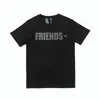 VLONE T-shirt Big "V" TsgirtMen's / Women's Couples Casual Fashion Trend High Street Loose HIP-HOP100% Cotton Printed Round Neck Shirt US SIZE S-XL 1528