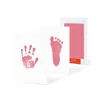 Bebê handprint pegada almofadas de tinta kits pet gato cão impressão lembrança não-tóxico248c