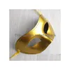 Party Maskers 200 stks/partij Heren Maskerade Maske Fancy Dress Venetiaanse Maskse Plastic Half Gezicht Optioneel Mti-Kleur Drop Delivery Home Garde Dhmer