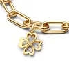 925 Zilver 2024 Nieuwe 14K Vergulde Sunshine Power Medal Charm Fit Originele PAN Me Armband DIY Sieraden Dames cadeau Gratis Verzending