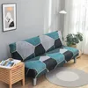 Capa elástica para sofá-cama, primavera/verão, tecido de seda com leite, s/l/xl, sala de estar, sem braços, dobrável, capa de sofá 240304