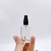 Atomiseur de parfum en verre carré de 15 ml, bouteille de parfum vide bouchon noir en or argenté, bouteilles de pulvérisation de cosmétiques de 15 ml F2244 Whpts Ufejx